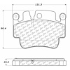 PosiQuiet Extended Wear 1998-2007 Porsche 911 Boxster Cayman - image 1