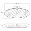 PosiQuiet Extended Wear 2002-2013 Dodge Freightliner Mercedes-Benz G500 G55 AMG G550 Sprinter 2500 Sprinter 3500 - image 1