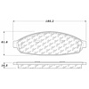 PosiQuiet Extended Wear 2003-2011 Ford Lincoln Mercury Crown Victoria Grand Marquis Marauder Town Car - image 1