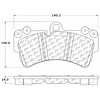 PosiQuiet Extended Wear 2003-2015 Audi Porsche Volkswagen Cayenne Q7 Touareg - image 1