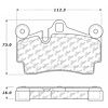 PosiQuiet Extended Wear 2003-2015 Audi Porsche Volkswagen Cayenne Q7 Touareg - image 1