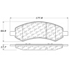 PosiQuiet Extended Wear 2005-2015 Chrysler Dodge Jeep Mitsubishi Ram 1500 Aspen Dakota Durango J8 Raider Ram 1500 - image 1