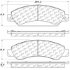 PosiQuiet Extended Wear 2005-2008 Cadillac Chevrolet GMC Avalanche Escalade Escalade ESV Escalade EX - image 1