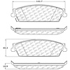 PosiQuiet Extended Wear 2007-2014 Cadillac Chevrolet GMC Avalanche Escalade Escalade ESV Escalade EX - image 1