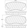 PosiQuiet Extended Wear 2005-2012 Freightliner Mitsubishi Fuso Sterling 360 FE FG150 FE120 FE125 FE140 FE145 FE145CC FE180 FL360 - image 1