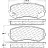 PosiQuiet Extended Wear 2005-2012 Freightliner Mitsubishi Fuso Sterling 360 FE FG150 FE120 FE125 FE140 FE145 FE145CC FE180 FL360 - image 2