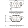 PosiQuiet Extended Wear 2008-2016 Pontiac Scion Toyota Corolla Matrix tC Vibe xB Yaris - image 1