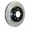 Cryo-Treated Premium Slotted Front Brake Rotor Fits Select 2007-2017 Ford, Lincoln Models [Left/Driver Side] - image 1