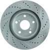 Select Sport Drilled and Slotted Front Brake Rotor Fits Select Late Model Lexus, Pontiac, Scion, Toyota Models - image 2