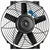 14-Inch Slimline Thermatic Electric Fan 12-Volt - image 3
