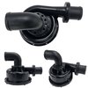 DC-8090 EWP140 12V Remote Electric Water Pump Kit [Black Alloy] - image 2