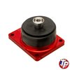 Revolver Lock Short Throw Shifter for Tremec T56 Magnum Mid-Shift, 48-Position Adjustable, 1 in. Offset [Red Anodized] - image 2