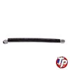 10 in. Hydraulic Clutch Line with -4 AN Female 45 Degree to -4 AN Female Ends [Stainless Braided PTFE]