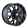 8015-2176MB Warrior 8015 Wheel [Size: 20" x 10"] Matte Black    Finish