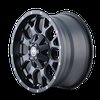 8015-2178MB Warrior 8015 Wheel [Size: 20" x 10"] Matte Black Finish - image 2