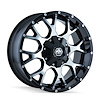 8015-2981B18 Warrior 8015 Wheel [Size: 20" x 9"] Gloss Black Machined Finish - image 1
