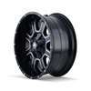 8103-22278M Fierce 8103 Wheel [Size: 22" x 12"] Gloss Black Milled   Finish - image 2