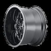 8107-2978BM Cogent 8107 Wheel [Size: 20" x 9"] Gloss Black Milled Finish - image 2