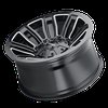 8108-2197BM Decoy 8108 Wheel [Size: 20" x 10"] Gloss Black Milled Finish - image 3