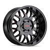 8110-2137BTR Tripwire 8110 Wheel [Size: 20" x 10"] Gloss Black Milled Prism Red Finish - image 1