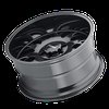 8110-2197BM Tripwire 8110 Wheel [Size: 20" x 10"] Gloss Black Milled Finish - image 3