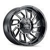 8111-2170BM Flywheel 8111 Wheel [Size: 20" x 10"] Gloss Black Milled Finish - image 1