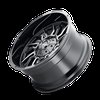 8111-2181BM Flywheel 8111 Wheel [Size: 20" x 10"] Gloss Black Milled Finish - image 3