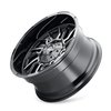 8111-22170BM Flywheel 8111 Wheel [Size: 22" x 10"] Gloss Black Milled   Finish - image 3