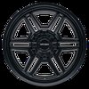 8117-2252MB Hermosa 8117 Wheel [Size: 20" x 12"] Matte Black Finish - image 3
