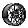 8118-2937BM Ordinance 8118 Wheel [Size: 20" x 9"] Gloss Black Milled Finish