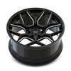 8119-22137M Vanquish 8119 Wheel [Size: 22" x 10"] Gloss Black Milled Finish - image 3