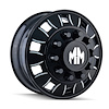 8180-22810BI Bigrig 8180 Wheel [Size: 22" x 8.25"] Inner Matte Black   Finish - image 1