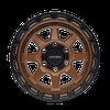 8306-7836BZ Ridgeline 8306 Wheel [Size: 17" x 8.50"] Satin Bronze Finish - image 3