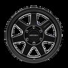 8307-7973MB Convoy 8307 Wheel [Size: 17" x 9"] Satin Black Finish - image 3