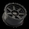 8307-7983MB Convoy 8307 Wheel [Size: 17" x 9"] Satin Black Finish - image 2