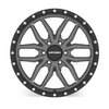 8310-2983MGT 8310 VECTOR Wheel [Size: 20"x9"] Matte Gunmetal w/Black Lip Finish - image 2