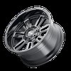 8115-2937BM18 Apollo 8115 Wheel [Size: 20" x 9"] Gloss Black Milled Finish - image 3