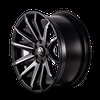 8109-22936BM25 Crossfire 8109 Wheel [Size: 22" x 9.50"] Gloss Black Milled Finish - image 2