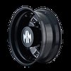 8180-225810BMR Bigrig 8180 Wheel [Size: 22.5" x 8.25"] Rear Gloss Black Milled  Finish - image 2