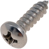 Self Tapping Screw-Stainless Steel-Pan Phillips Head-No. 6 x 1/2 In. - image 1