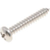 Self Tapping Screw-Stainless Steel-Pan Phillips Head-No. 8 x 1 In. - image 1