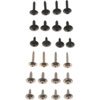 Black And Chrome Trim Screws - image 2