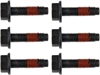 Exhaust Manifold Bolts Fit Select 2003-2019 GM & 2003-2016 Isuzu Models [Set of 6 - Packaged on Card] - image 1