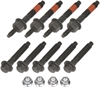 10.9 Grade Steel Exhaust Manifold Hardware Kit, M6-1 and M8-1.25 for 2005-2023 Chrysler, Dodge, Jeep, and Ram Vehicles