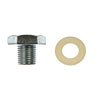 090-005 Oil Drain Plug Standard 1/2-20, Head Size 7/8 in.; American Motors/Edsel/Ford/International/Lincoln/Mercury/Shelby