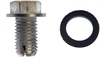 090-081 Oil Drain Plug Oversize M12-1.75 S.o., Head Size 15mm - image 1