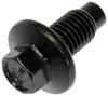 090-935CD Oil Drain Plug Pilot Point W Inset Gasket M12-1.75, Head Size 13mm; Multi-Vehicle Application - image 1