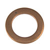 095-019 Copper Oil Drain Plug Gasket, Fits 1/2" Inch - DO, M14, M14 SO; Audi/Chevrolet/Ford/GMC/Jaguar/Saab/Volkswagen/Workhorse - image 1