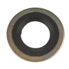 097-025 Metal/Rubber Drain Plug Gasket, Fits 1/2Do, 9/16, M14; Buick/Chevrolet/Ford/Lincoln/Mazda/Mercury/Merkur - image 1