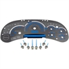 Instrument cluster upgrade kit - Stainless Steel w/o trans temp - image 1
